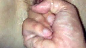 blonde teen shoves cucumber deep in her ass fingering along