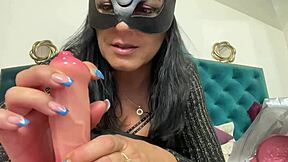 shiny black stockings milf spanks fat ass dirty talking solo masturbation