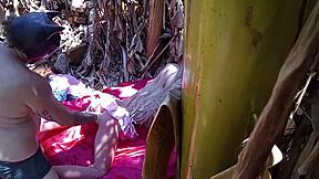 Anal dildo pounds latina redhead stepdaughter sex toy outdoors