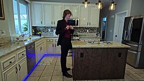 Spikey Dee gags on Hatler Gurius' monster cock before blonde teen anal pounding