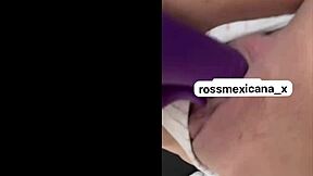 doesn't her dildo look tasty as this hot latina rides it wild?