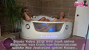 i'm fingering my wet teen pussy to orgasm in the bathtub