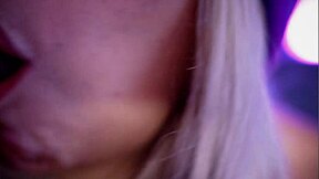 colombian blonde angel face overflows with cock sucking bliss