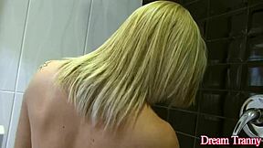 tgirl nathalia de castro sucks cock then takes bareback anal creampie assfucking