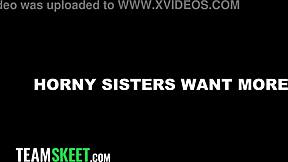 Violet Moore and Celestina Blooms: Dirtiest Stepsisters Crave Double Penetration and Cumshots