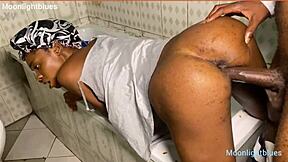 lucky plumber's monster cock bangs skinny beauty by the pool