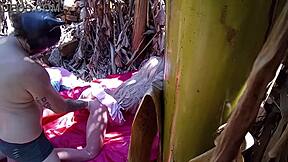 Anal dildo pounds latina redhead stepdaughter sex toy outdoors