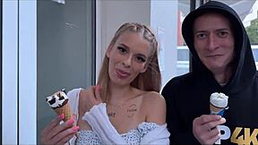 My heart raced as naomi love teased rich guy tits with bf watching