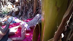 Anal dildo pounds latina redhead stepdaughter sex toy outdoors