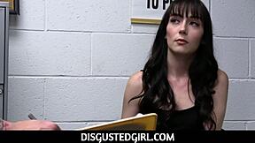 mall officer tries fresh punishment tactic on hot teen shoplifter