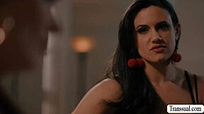 Cute Shemale Ravages Busty Bestie!