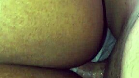 Black Girlfriend Rides Latino Cock Hard in Bedroom Amateur Action