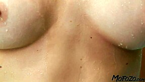 daddy's 18yo amateur slut gags on monster cock deepthroat facefuck