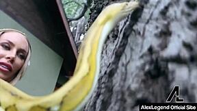 Dominant Nicole Aniston rides minotaur's monster cock cosplay