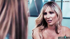 yo, check cowardly dude offering teen tasha reign's pussy to angry boss milf!