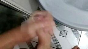 wanna see me stroke my cock in the bathroom after the game?