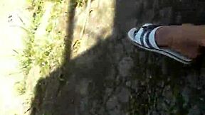 paloma veiga strokes her 22cm cock dying to get it rock hard for some fun