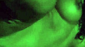 a horny milf spreads wide for monster cock pounding outdoors at night