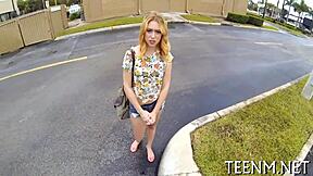 Hardcore street teen Lucy Tyler craves cash for rough pounding gp314