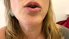 Curvy Tattooed Milf Swallows Gummy Bears in Dirty Talk Vore Fetish Fantasy