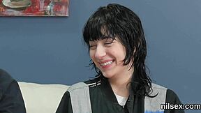 frisky cutie dragged to ass hole asylum for brutal painful assfucking therapy