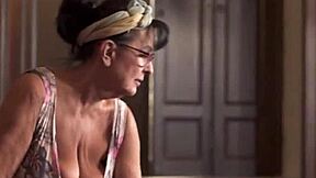 kinky gilf cleaner's huge tits gonna make you forget that heartbreak, groom?