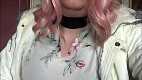 shy bisexual crossdresser virgin begs to swallow your cock on homemade film