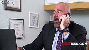 principal interrupts allie addison's freeuse pounding mid classroom fuck