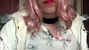 shy bisexual crossdresser virgin begs to swallow your cock on homemade film