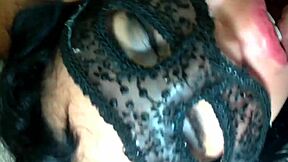 😍 married bride finally gets two cocks in mouth dream! 💦