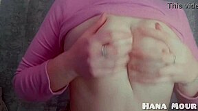 hana mour's juicy big ass teen invites you to watch her horny pussy play 😍🔥