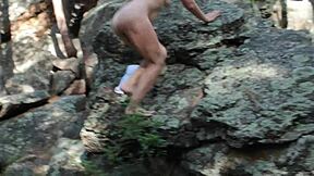 Spy hot milf housewife long legs feet fetish nude outdoor walk big ass peeping jerk off