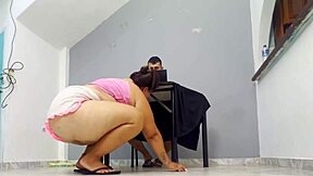 Sensual slow handjob turns into deepthroat cum swallow surprise