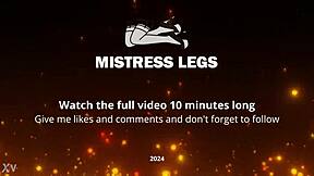 imagine my huge mistress ass smothering your face in stockings