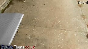 omg naughty 18yo brit flashes tits gives handjob stranger train