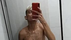 wanna see me stroke my cock in the bathroom after the game?