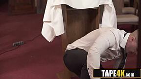 kinky gilf cleaner's huge tits gonna make you forget that heartbreak, groom?