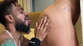 Married woman argues with husband then gives ass to brother-in-law for wild anal fisting