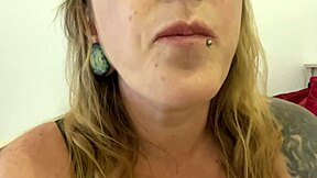 Curvy Tattooed Milf Swallows Gummy Bears in Dirty Talk Vore Fetish Fantasy