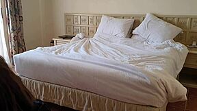 vacation sex tape leaks with tall pretty brunette influencer riding huge cock