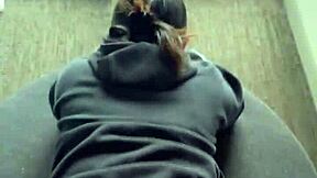 good morning he chokes me face fucks deepthroat then doggystyle cums down my throat pov sloppy blowjob!!