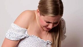 village girl pulls up her skirt to show off her wet pussy secrets