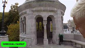 ginger goddess berta lusty lures lovers to castle district for creamy threesome revenge orgy