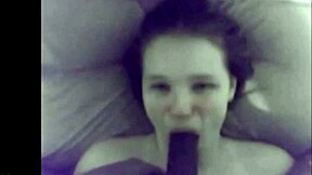 my bully rams his monster black cock down my petite girlfriend's greedy throat!