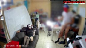 Behind scenes hot latina model photoshoot turns into wild backstage fuck hd