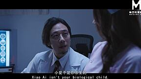 Night shift nurse bride in hospital orgy bends over for asian bdsm licks and big tits doggystyle from patients