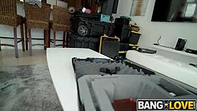 Paisley Page's Petite Lips Suck Monster Cock Hardcore