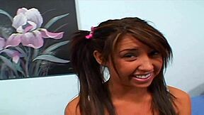 Watch Cody Lane deepthroat that monster cock before it slams her wet teen pussy doggystyle?