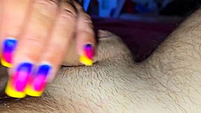 Stepmom nympho spreads big tanned ass for stepson's fetish fingering and fucking