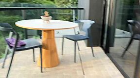 Sexy big ass Colombian brunette doggystyle pov fucked rough by foreigner